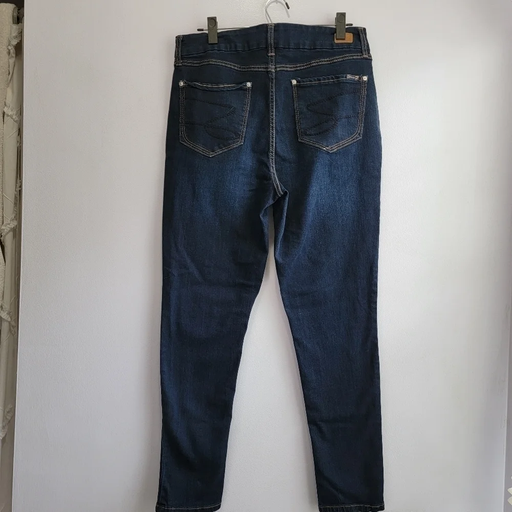 Seven 7 Tummyless High Rise Skinny Jeans Size 14 - Picture 2 of 7